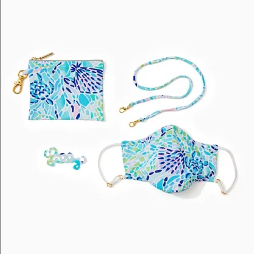 BNIP Lilly Pulitzer On The Go Mask Set